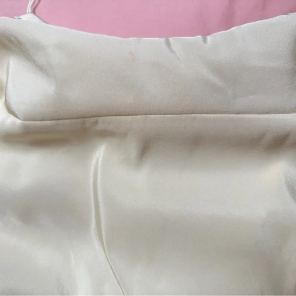 Rosie Assoulin Whoopsy Daisy Wedding Dress Ruffle Skirt Silk Faille - Picture 11 of 12